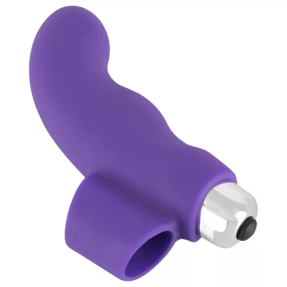 SMILE - Vibromasseur doigt ondulé - silicone violet