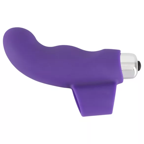 SMILE - Vibromasseur doigt ondulé - silicone violet
