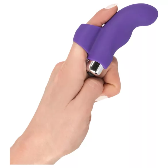 SMILE - Vibromasseur doigt ondulé - silicone violet