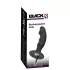 Black Velvets - vibromasseur anal à pénis rechargeable - silicone noir