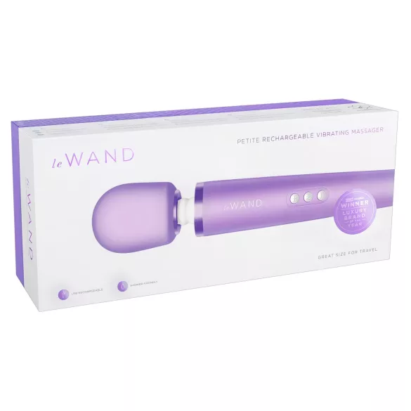 Le Wand Petite - vibromasseur rechargeable - exclusif - violet