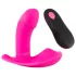 SMILE - Vibromasseur culotte à distance rechargeable - silicone rose