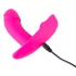 SMILE - Vibromasseur culotte à distance rechargeable - silicone rose
