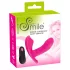 SMILE - Vibromasseur culotte à distance rechargeable - silicone rose