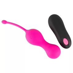   SMILE - œuf vibrant télécommandé rechargeable - silicone rose