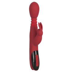   You2Toys - Vibromasseur point G pulsant rotatif chauffant - silicone rouge