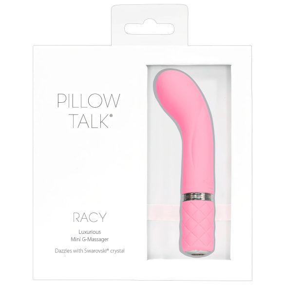 Pillow Talk Racy - vibromasseur point G fin rechargeable - silicone rose