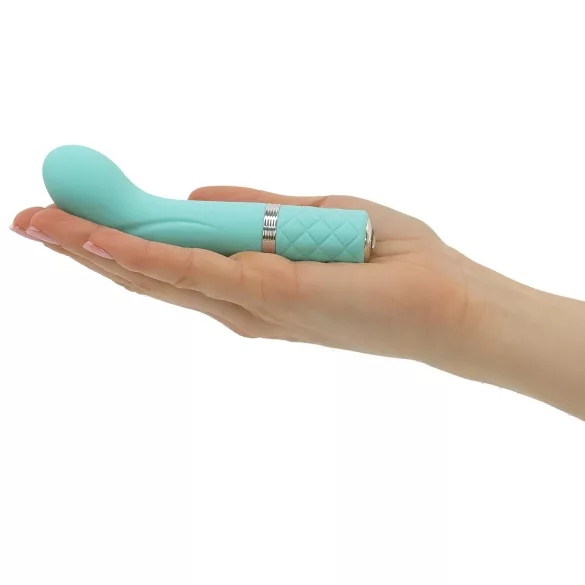 Pillow Talk Racy - vibromasseur point G rechargeable étroit - turquoise