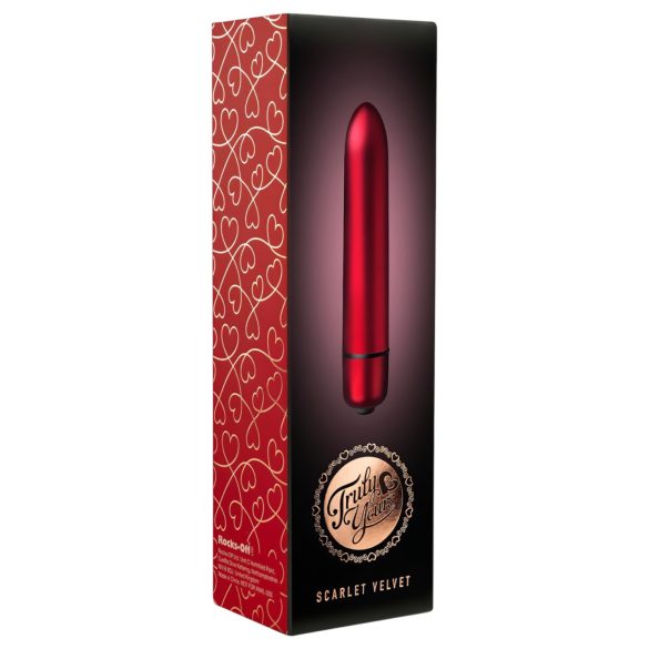 Scarlet Velvet - mini vibromasseur rouge - 10 modes