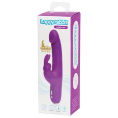   Happyrabbit - Vibromasseur réaliste avec stimulateur clitoridien - rechargeable