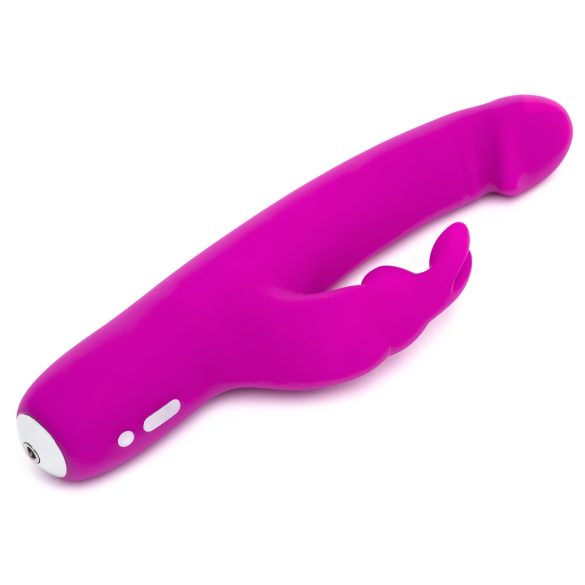 Happyrabbit Realistic Slim - vibromasseur mince à bras clitoridien (violet)