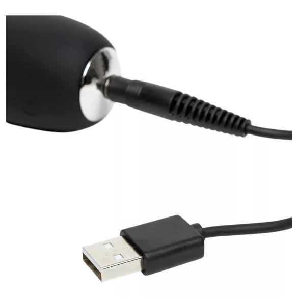 Happyrabbit - Vibro G-spot fin mince - silicone noir