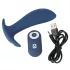 You2Toys - Plug anal vibrant sans fil rechargeable - silicone bleu