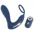 You2Toys - Plug anal vibrant prostate avec anneau pénis - silicone bleu