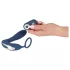 You2Toys - Plug anal vibrant prostate avec anneau pénis - silicone bleu