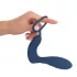 You2Toys - Plug anal vibrant prostate avec anneau pénis - silicone bleu