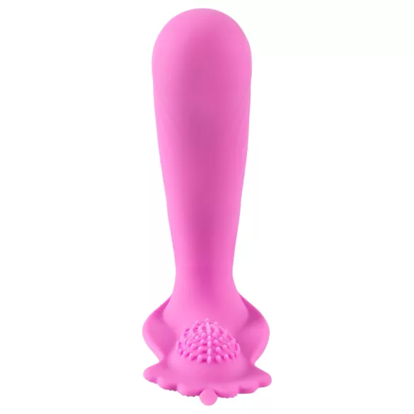 SMILE - vibromasseur culotte télécommandé rechargeable - point G - rose