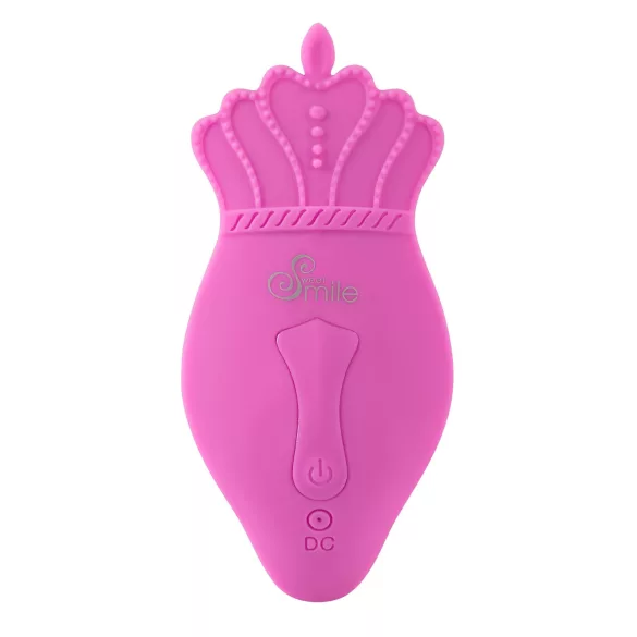 SMILE - vibromasseur culotte télécommandé rechargeable - point G - rose