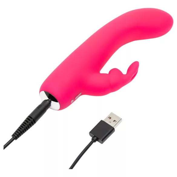 Happyrabbit - mini rabbit - vibromasseur rechargeable - rose