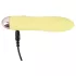 Cuties Mini Jaune - vibreur en silicone rechargeable (jaune)