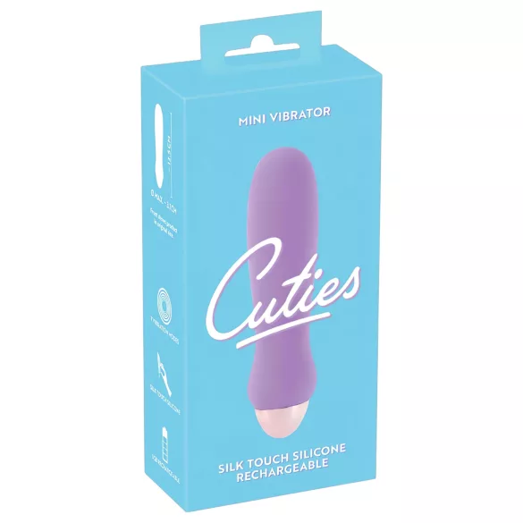 Cuties - vibromasseur mini rechargeable - silicone violet