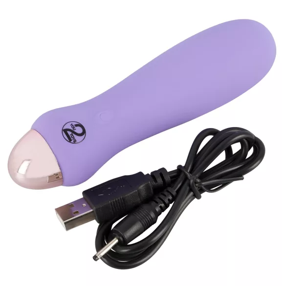 Cuties - vibromasseur mini rechargeable - silicone violet