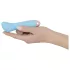 Cuties Mini Blue - vibromasseur point G rechargeable - silicone turquoise