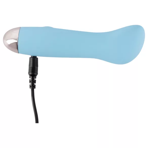 Cuties Mini Blue - vibromasseur point G rechargeable - silicone turquoise