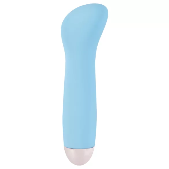 Cuties Mini Blue - vibromasseur point G rechargeable - silicone turquoise