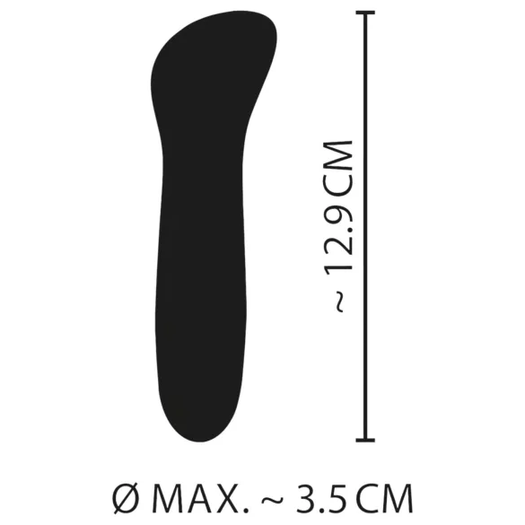 Cuties Mini Blue - vibromasseur point G rechargeable - silicone turquoise