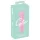 Cuties Mini Rose - vibromasseur rechargeable ondulé - silicone rose