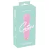 Cuties Mini Rose - vibromasseur rechargeable ondulé - silicone rose