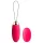 Svakom Elva - œuf vibrant télécommandé rechargeable - silicone rouge
