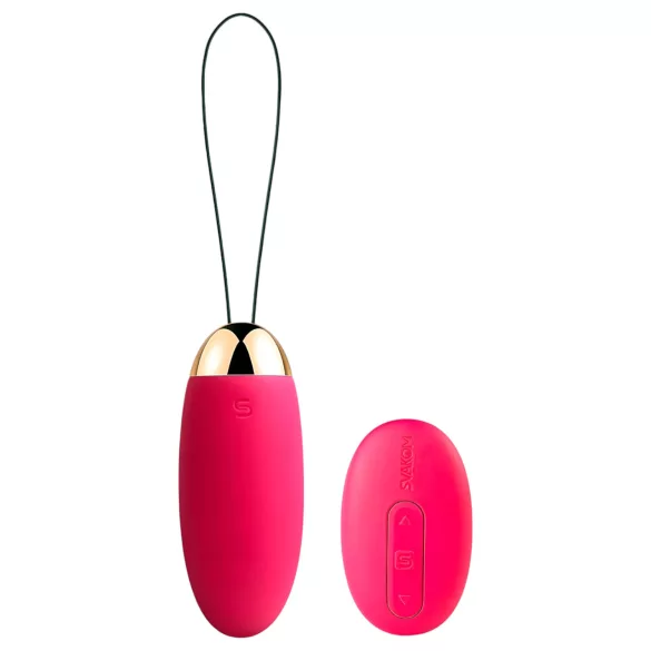 Svakom Elva - œuf vibrant télécommandé rechargeable - silicone rouge