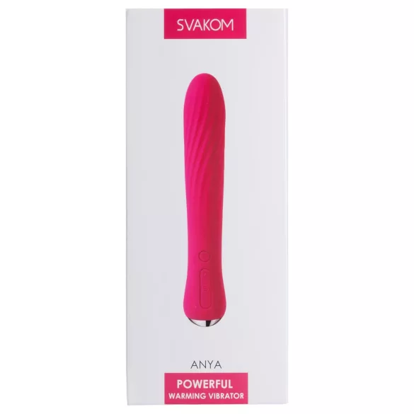 Svakom Anya - vibromasseur chauffant rechargeable - rouge