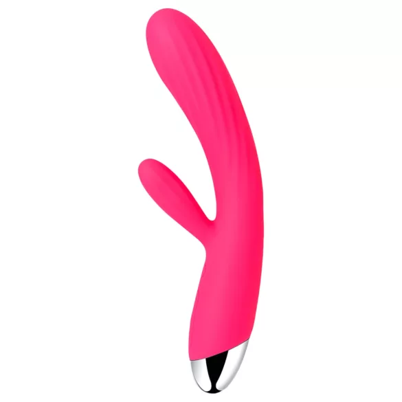 Svakom Angel - vibromasseur rabbit chauffant étanche - silicone rouge