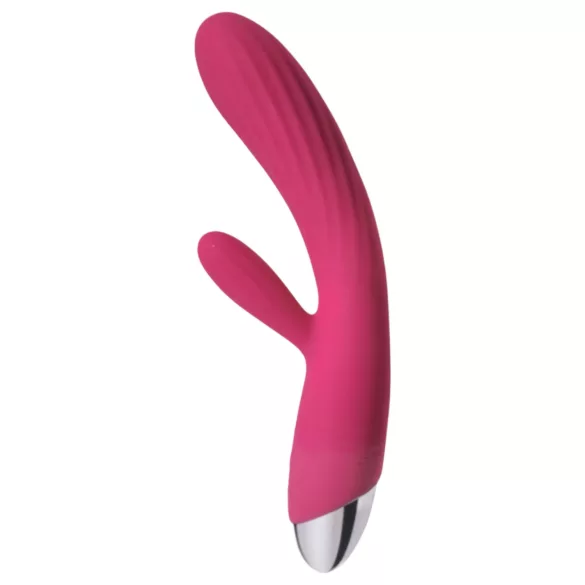 Svakom Angel - vibromasseur rabbit chauffant étanche - silicone rouge