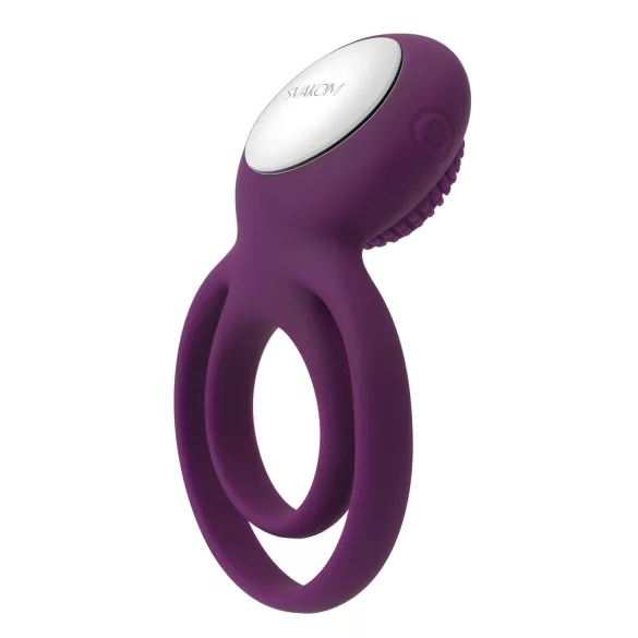 Svakom Tammy - anneau pour pénis et testicules vibrant rechargeable - violet
