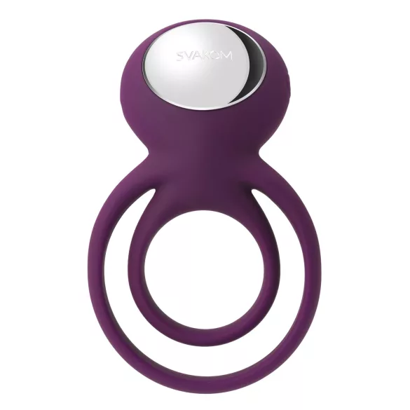 Svakom Tammy - anneau pour pénis et testicules vibrant rechargeable - violet