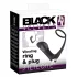 Black Velvets - plug anal vibrant avec cockring - silicone noir