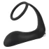 Black Velvets - plug anal vibrant avec cockring - silicone noir