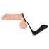 Black Velvets - plug anal vibrant avec cockring - silicone noir