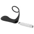 Black Velvets - plug anal vibrant avec cockring - silicone noir