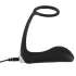 Black Velvets - plug anal vibrant avec cockring - silicone noir