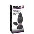 Black Velvets - vibromasseur anal perlé rotatif - silicone noir