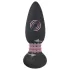 Black Velvets - vibromasseur anal perlé rotatif - silicone noir
