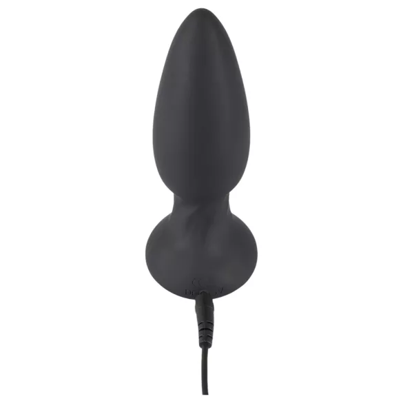 Black Velvets - vibromasseur anal perlé rotatif - silicone noir