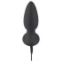 Black Velvets - vibromasseur anal perlé rotatif - silicone noir