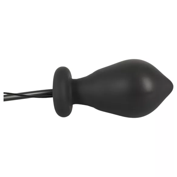 You2Toys - plug anal gonflable vibrant - silicone noir
