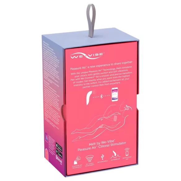 We-Vibe Melt - stimulateur clitoridien impulsions d'air (corail)